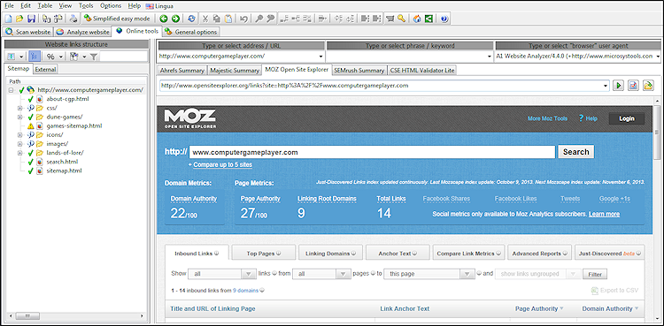 verschiedene Online-Tools verfügbar