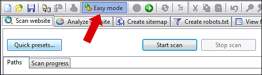einfacher technischer SEO-Modus