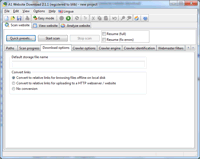 A1 Website Download 2.1.1 in Windows 7 - download scanner advanced options