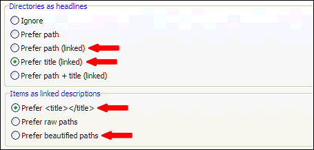 html sitemap anchor text