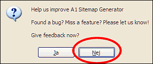 sitemap generator uninstall feedback - 1