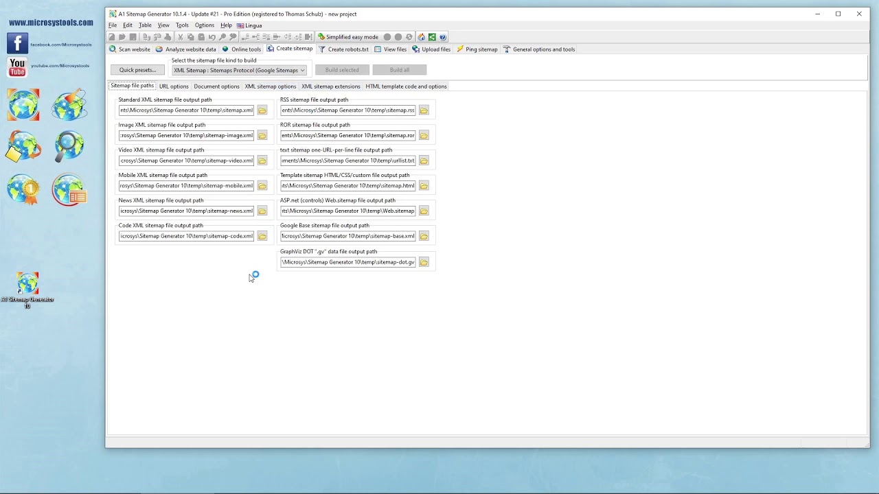 A1 Sitemap Generator 10.1.4 - create xml sitemaps