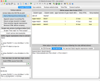 A1 Website Scraper 7.7.0 in Mac - website scrape settings