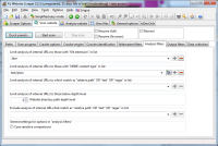 A1 Website Scraper 3.1.5 in Windows 7 - website scrape url settings screenshot